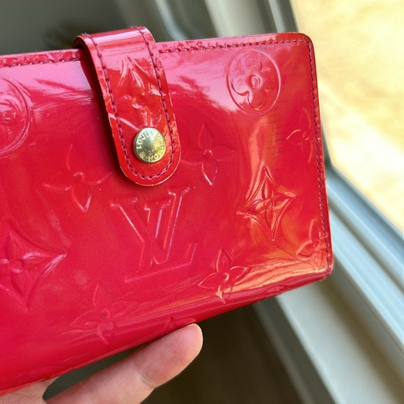 🍓Louis Vuitton Framboise (pink) Vernis Kisslock Wallet - Picture 10 of 16